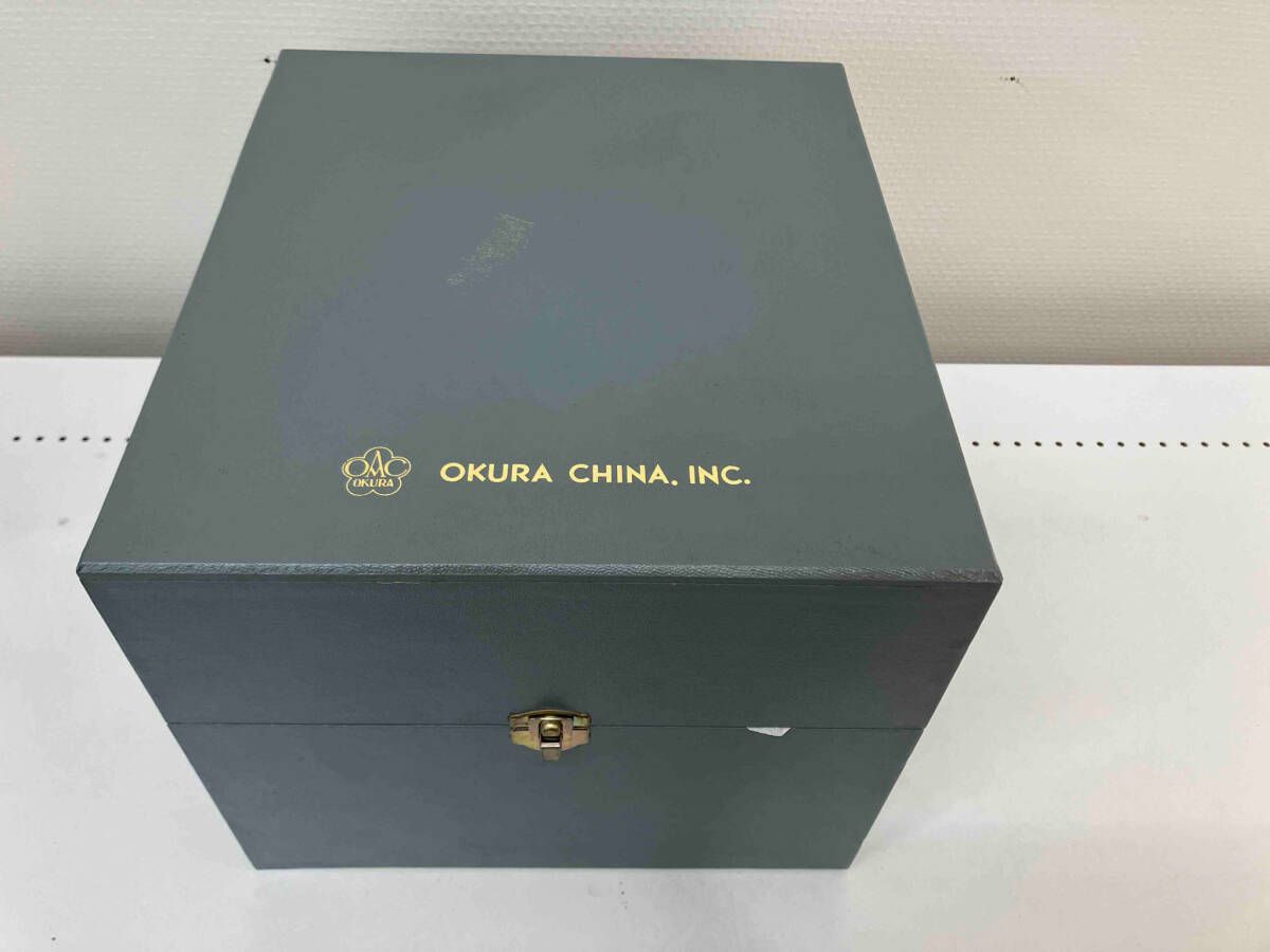 宮内庁御用達 大倉陶園 花瓶 クレマチス 管mpr