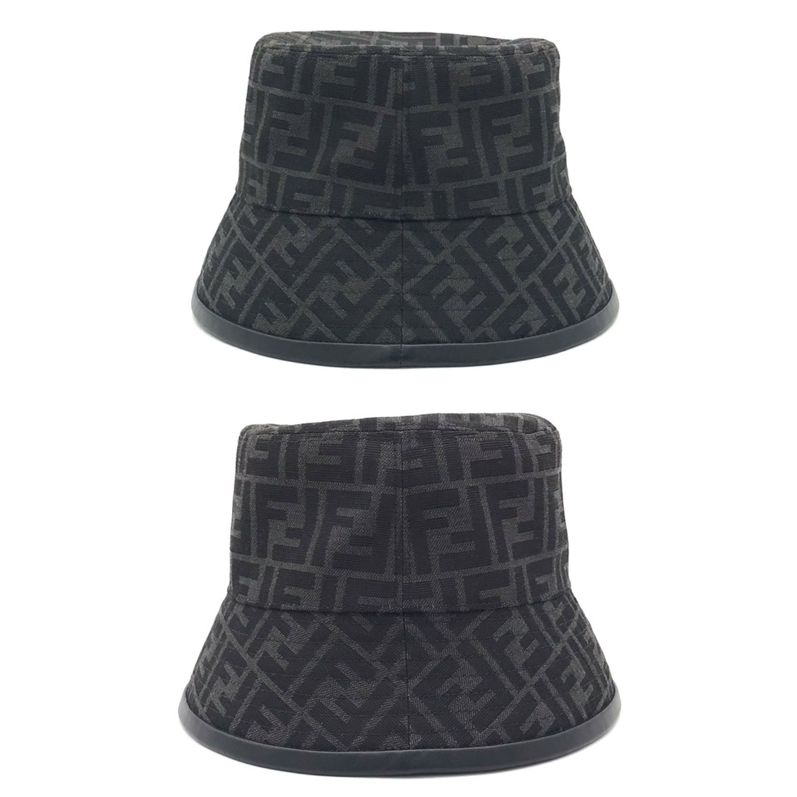 FENDI バケットハット黒Lサイズ