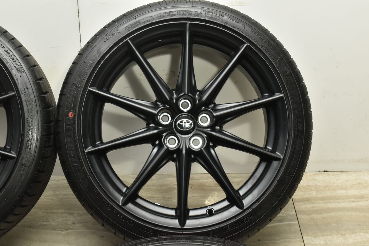 2024年製 新車外し】トヨタ GR86 RZ 純正 18in 7.5J +48 PCD100