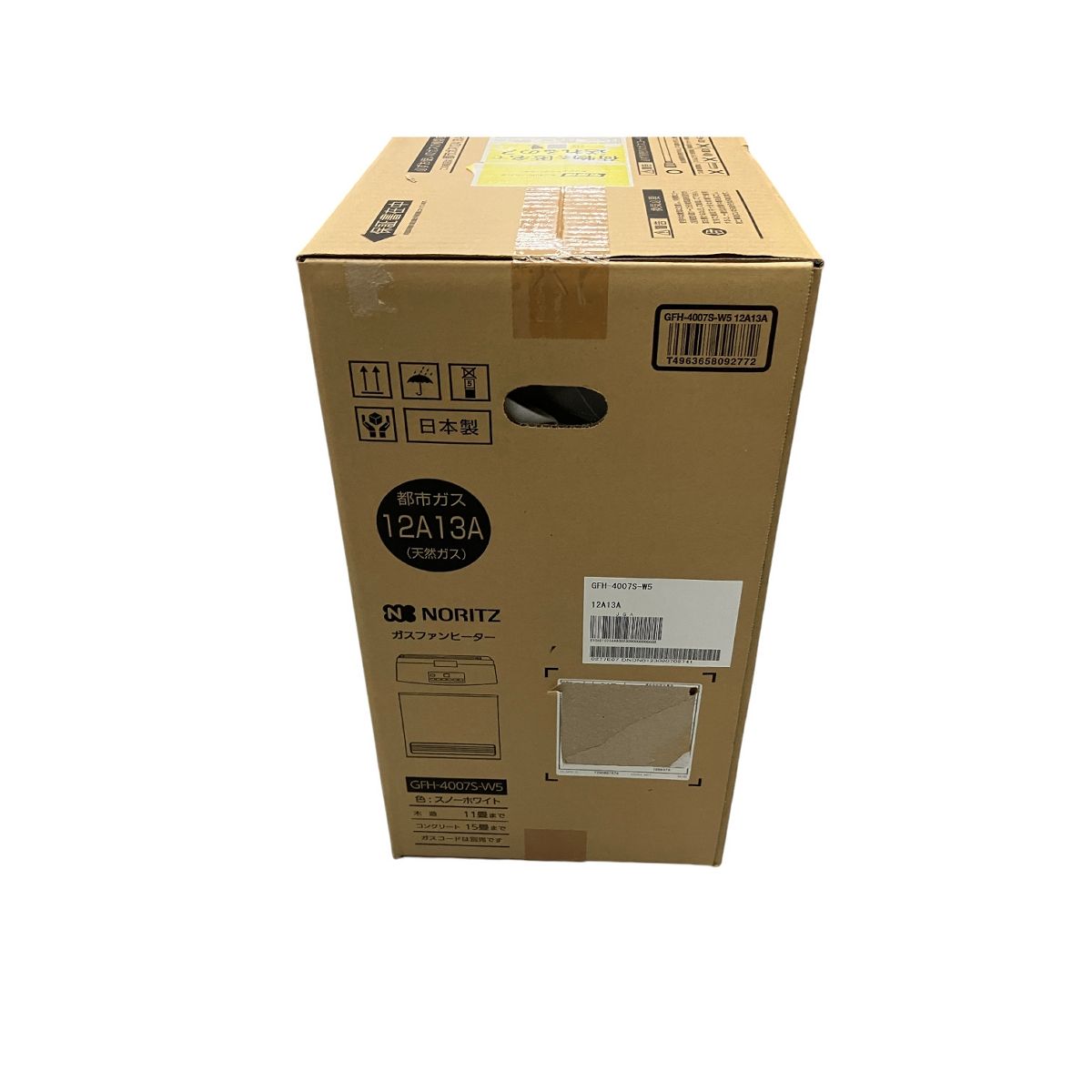 新品未開封！ＮＯＲＩＴＺガスファンヒーター（ＧＦＨ－４００７Ｓ－Ｗ５） ノーリツ ガスファンヒーター Deluxe Type GFH-4007Dの評判