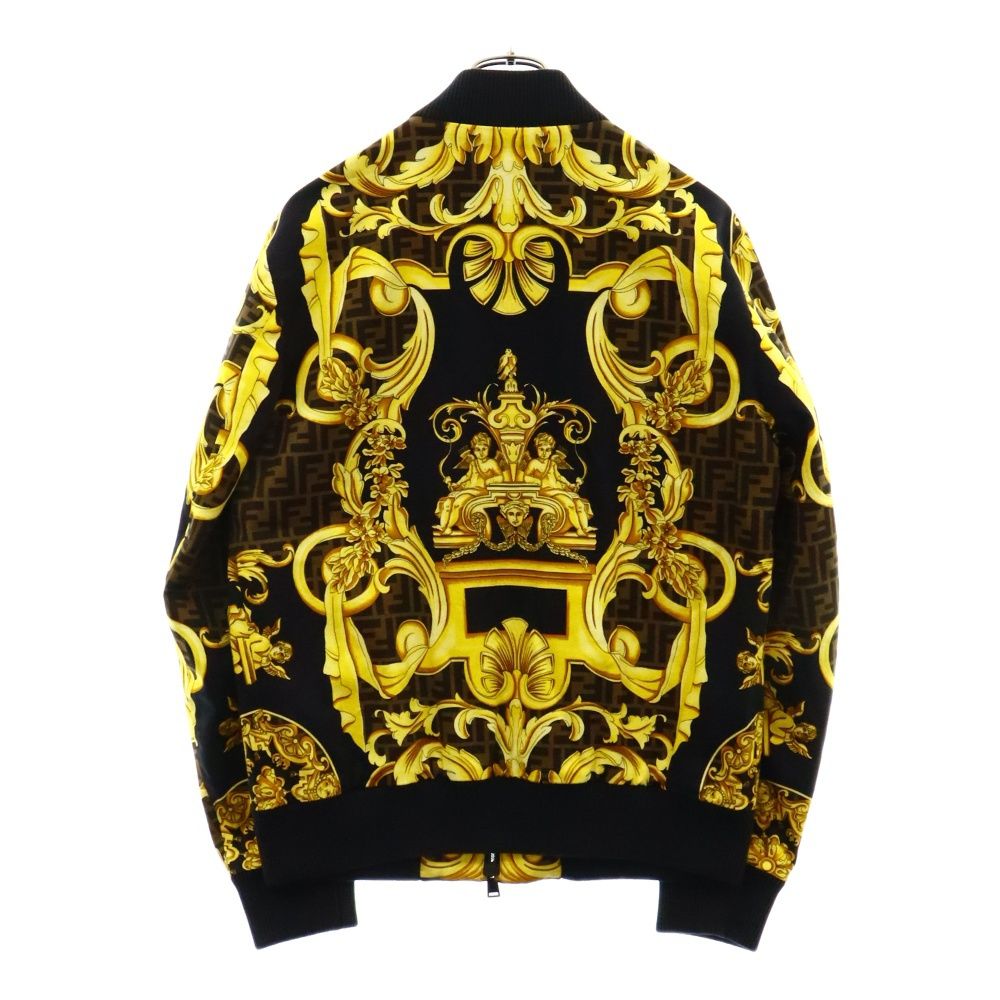 FENDACE ボンバージャケット ブルゾン 美品 FENDI (フェンディ) 22SS ×VERSACE FENDACE Bomber Jacket