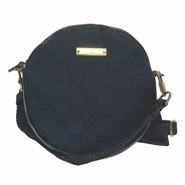 グッチ GUCCI 90700 GGキャンバス ブラック ポシェット バッグ ショルダーバッグ レディース