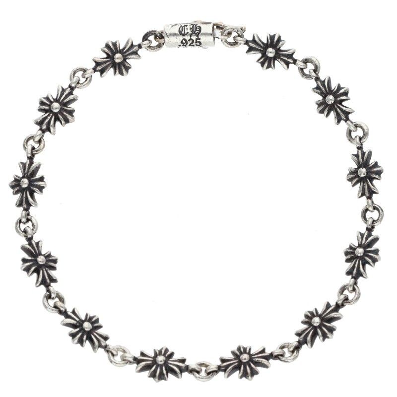 クロムハーツ TNY E CH PLS タイニーECHプラス シルバーブレスレット メンズ 12LINK