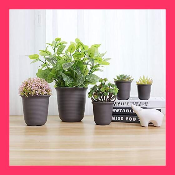 スタッフおすすめ！】T4U 6.5CM ミ二植木鉢 プラスチック多肉植物鉢 