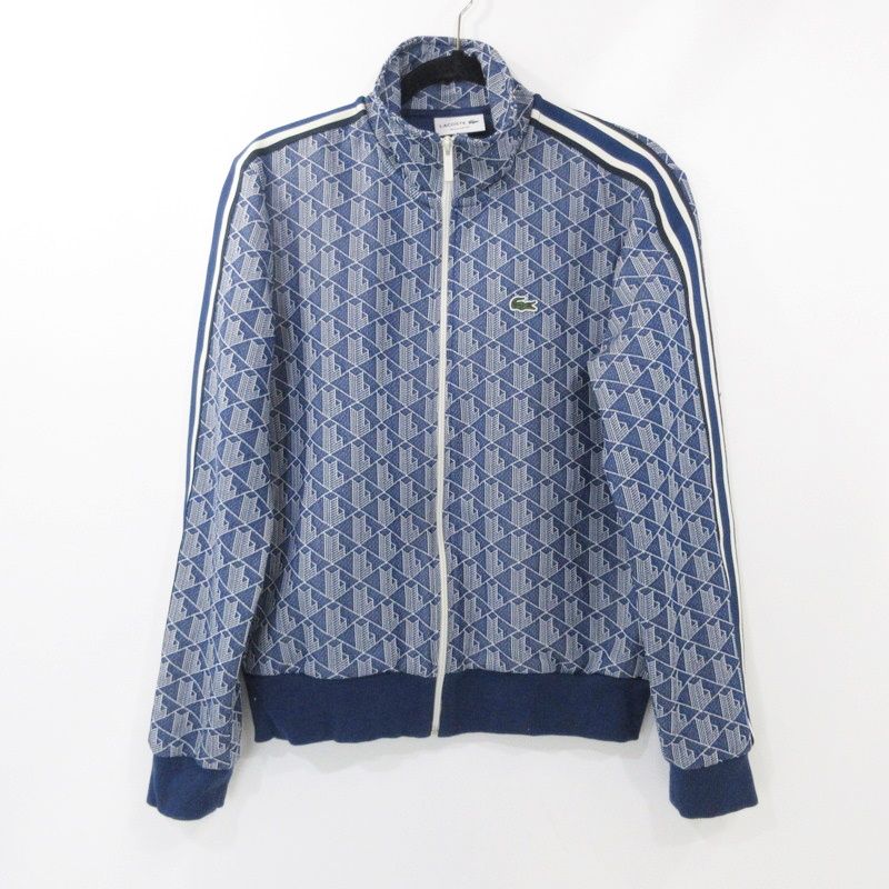 姫路東店 LACOSTE | ラコステ ジャージ モノグラムジャカードトラックジャケット SH1368 ブルー サイズ M 102