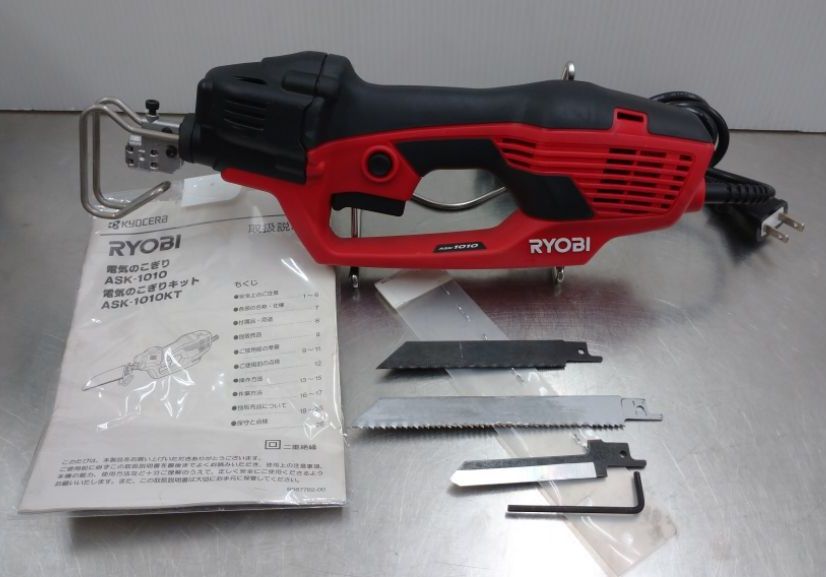 中古品 京セラ RYOBI 電気のこぎり ASK-1010 2019年製囗T巛