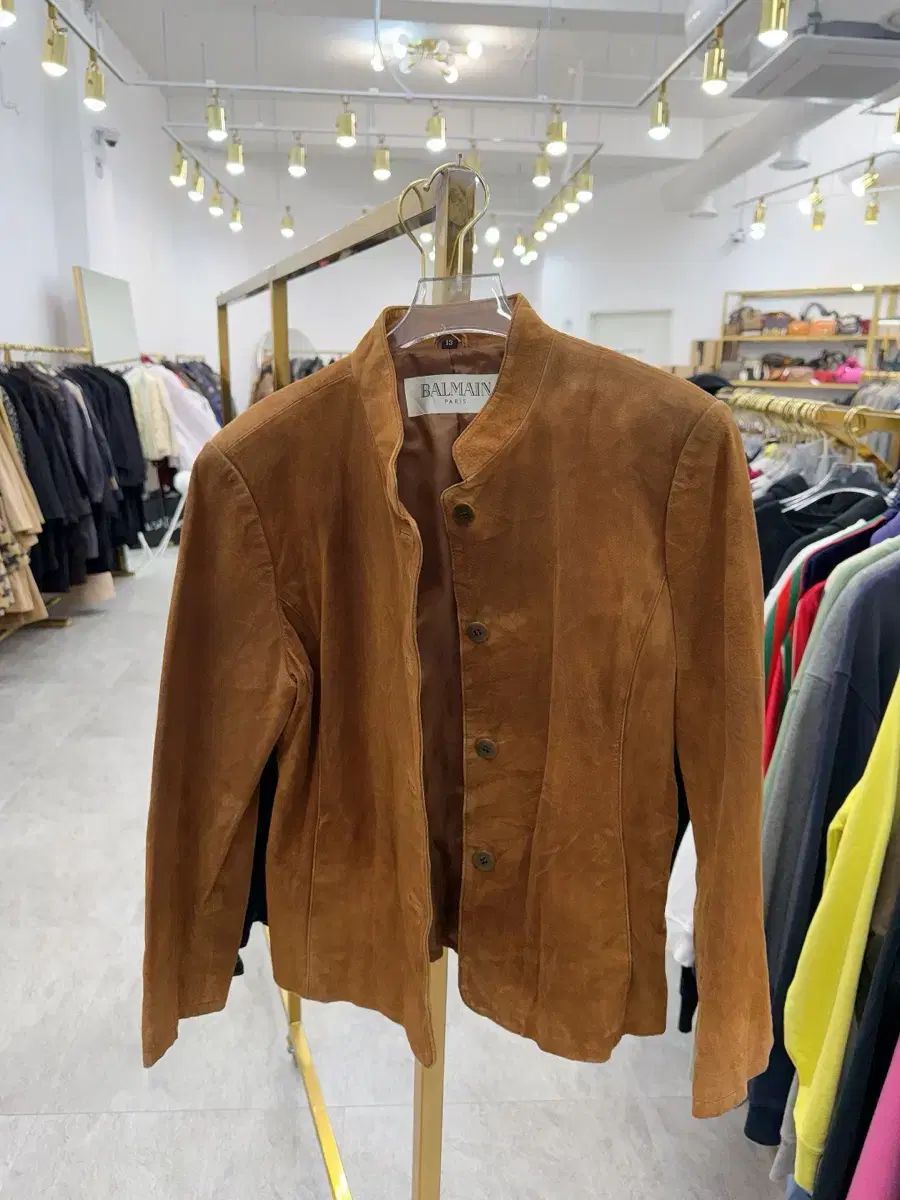 バルマン スウェード ジャケット