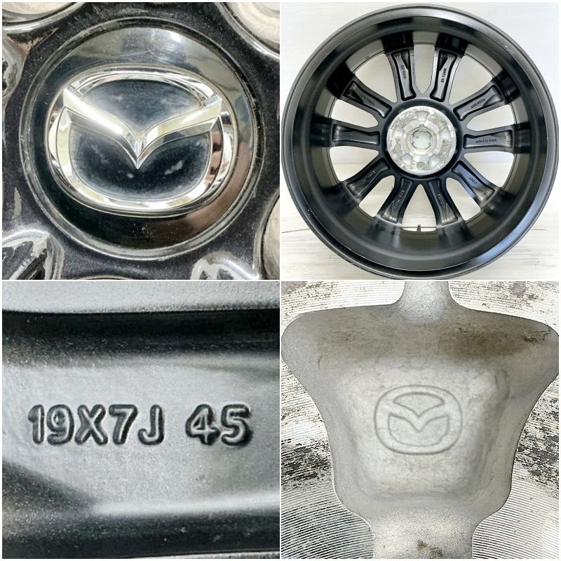 中古 19インチ アルミ マツダ CX-8 純正 1本単品 CX-8 CX-5