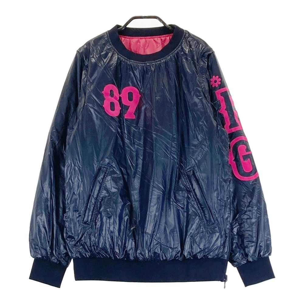 サイズ 2 PEARLY GATES パーリーゲイツ 2WAYリバーシブル スニードジャック ジャケット ネイビー系 240101496393 ゴルフウェア レディース ストスト