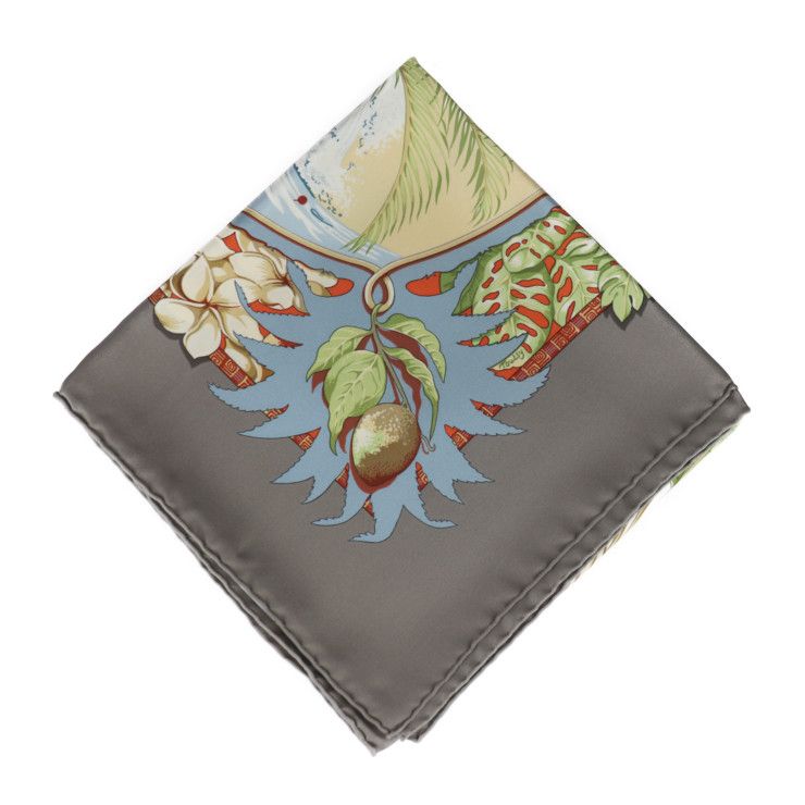 HERMES エルメス カレ90 ALOHA アロハ スカーフ - シルク100