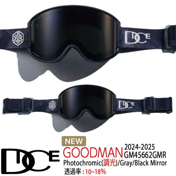 DICE GOODMAN マットブラック 24-25 ダイス DICE GOODMAN マット