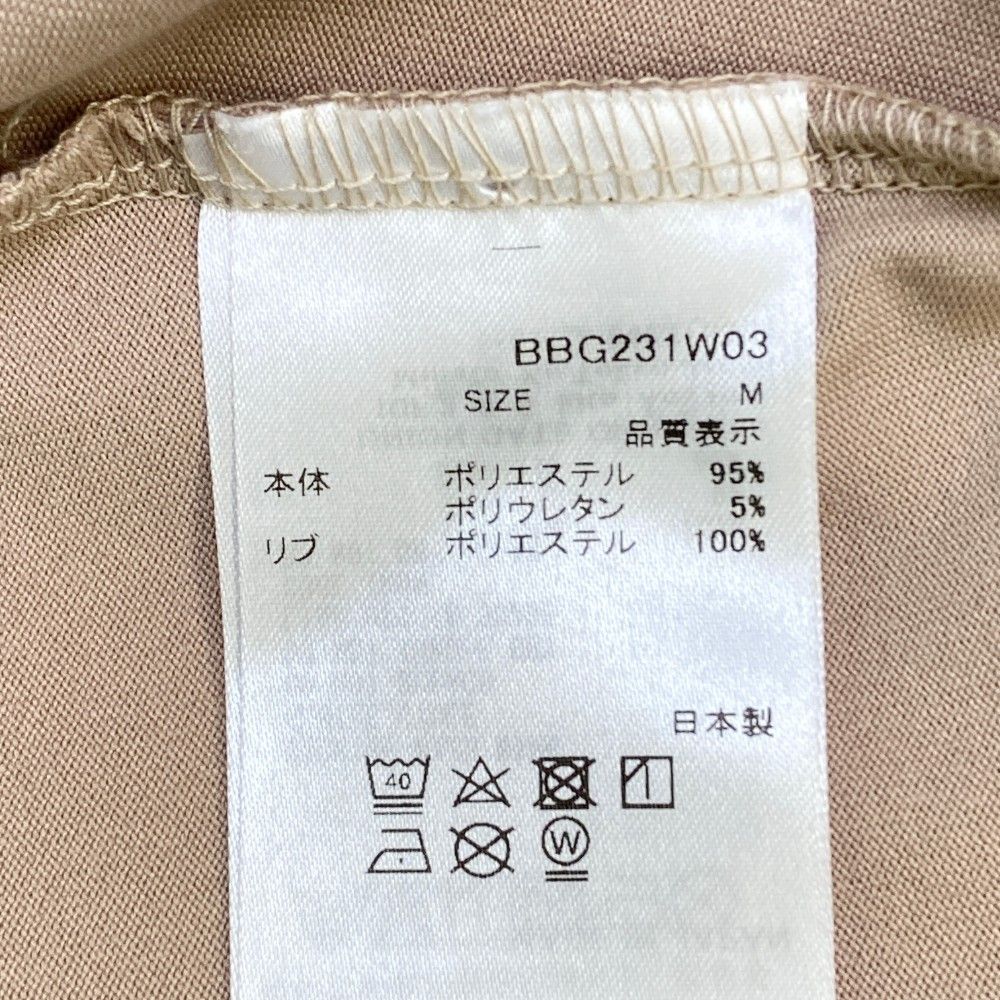 サイズ：M BRIEFING GOLF ブリーフィング モックネック 半袖 Tシャツ