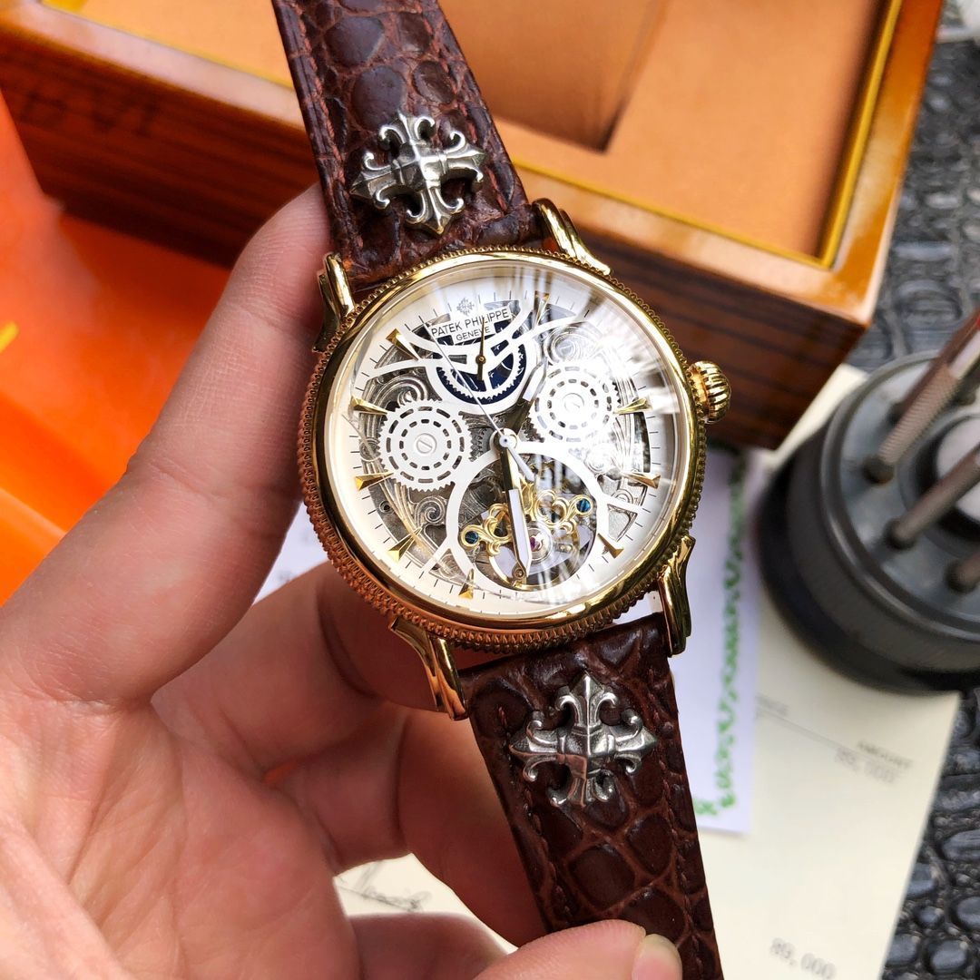 Patek Philippe] メンズスケルトン オープンワーク クロノグラフ
