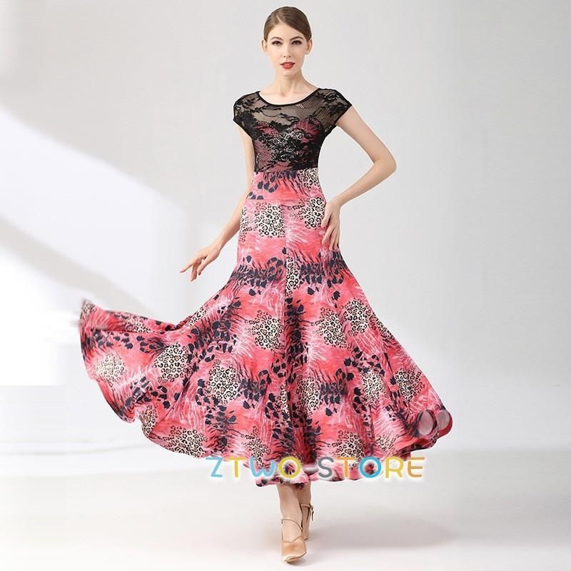 マキコスチューム フラメンコ 衣装 ワンピース ロングドレス 花柄 バラ