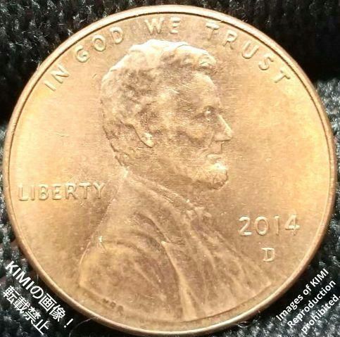 1セント硬貨 2014 D アメリカ合衆国 リンカーン 1ペニー 貨幣芸術 Coin 
