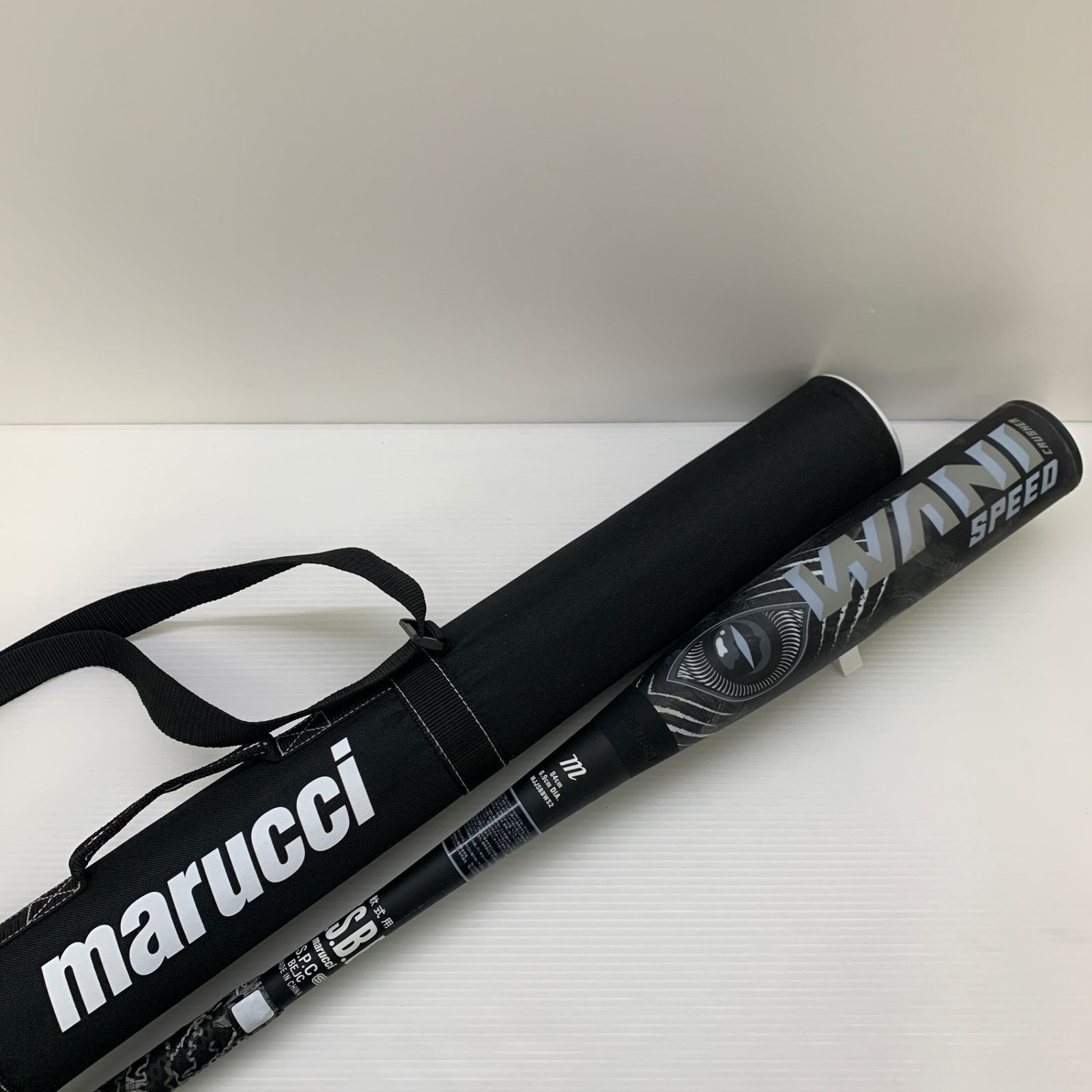 マルーチ marucci ワニクラッシャー 軟式 大人 一般 FRP製バット MJJSBBWS2 ケース付き 野球 7229