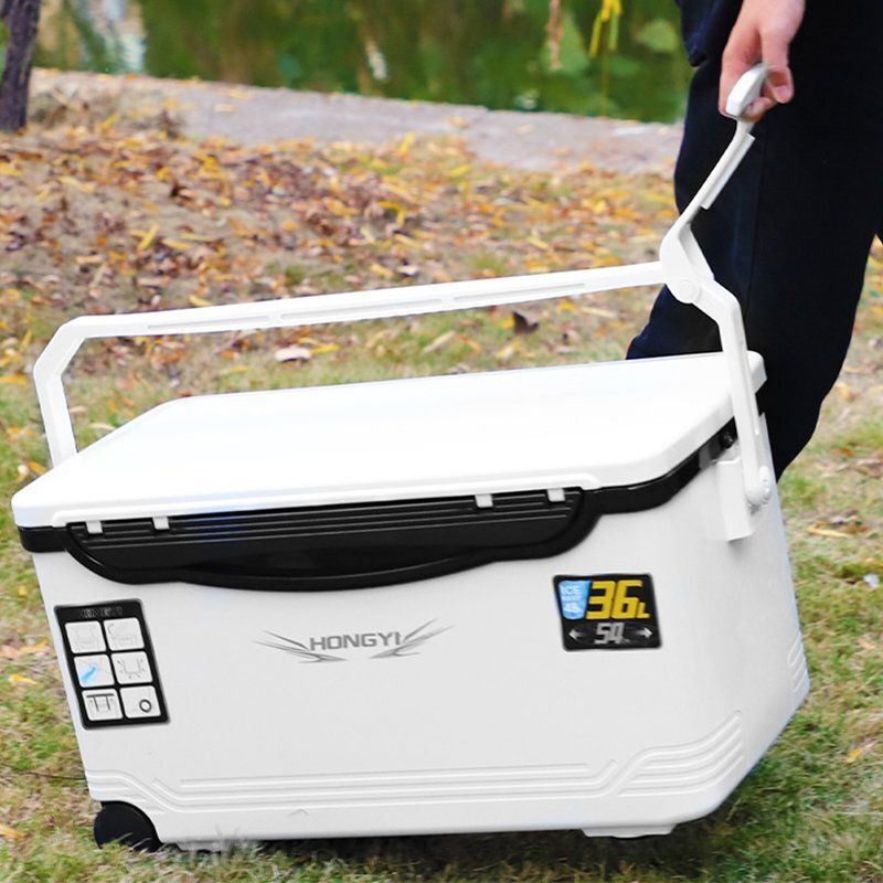 超頑丈 釣り用クーラーボックス 36L 防水 保温150h キャスター