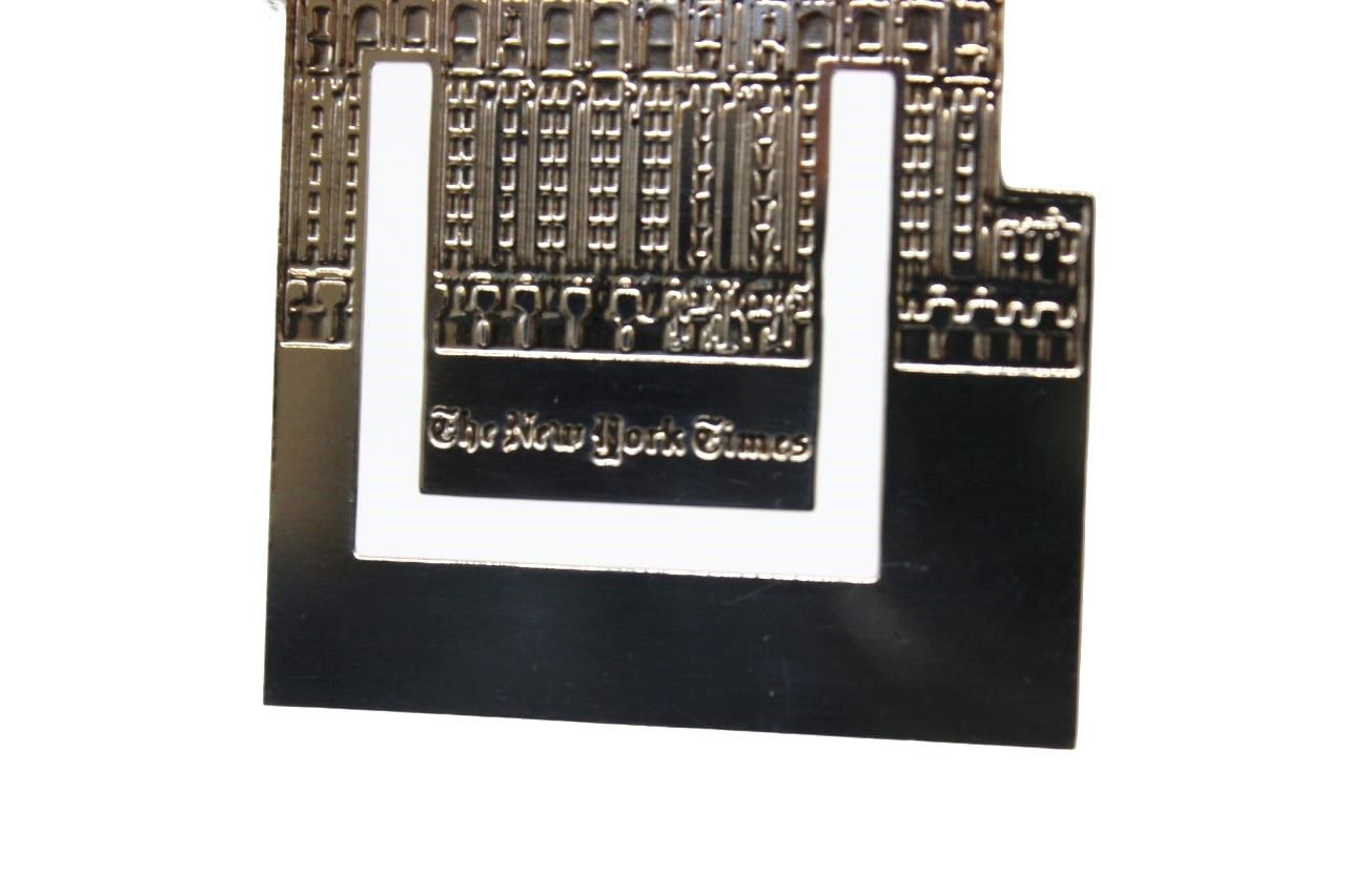  ティファニー ニューヨークタイムズ ブックマーク ブックマーカー マネークリップ シルバー お札 財布 ロゴ しおり 文房具 事務用品