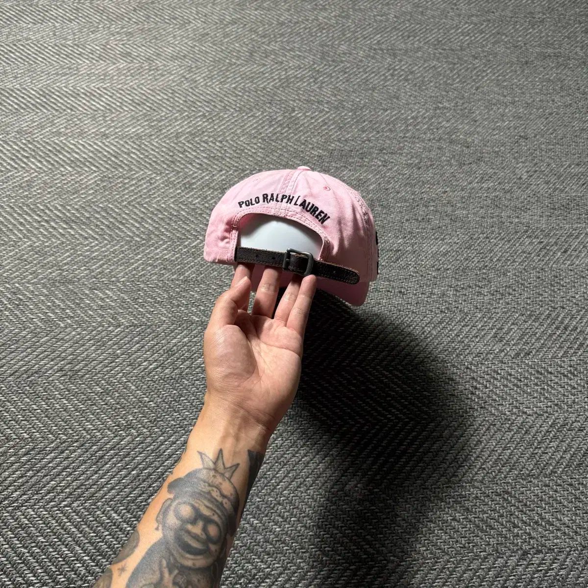 POLO Ralph Lauren ポロラルフローレン ビッグポニー ブリーカー ピンク ボールキャップ 帽子 OS