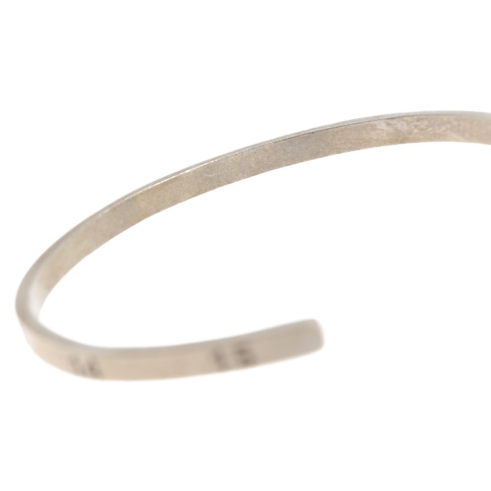 美品 Martin Margiela ツイストバングル シルバー カレンダー Martin Margiela (マルタンマルジェラ) カレンダーシルバー