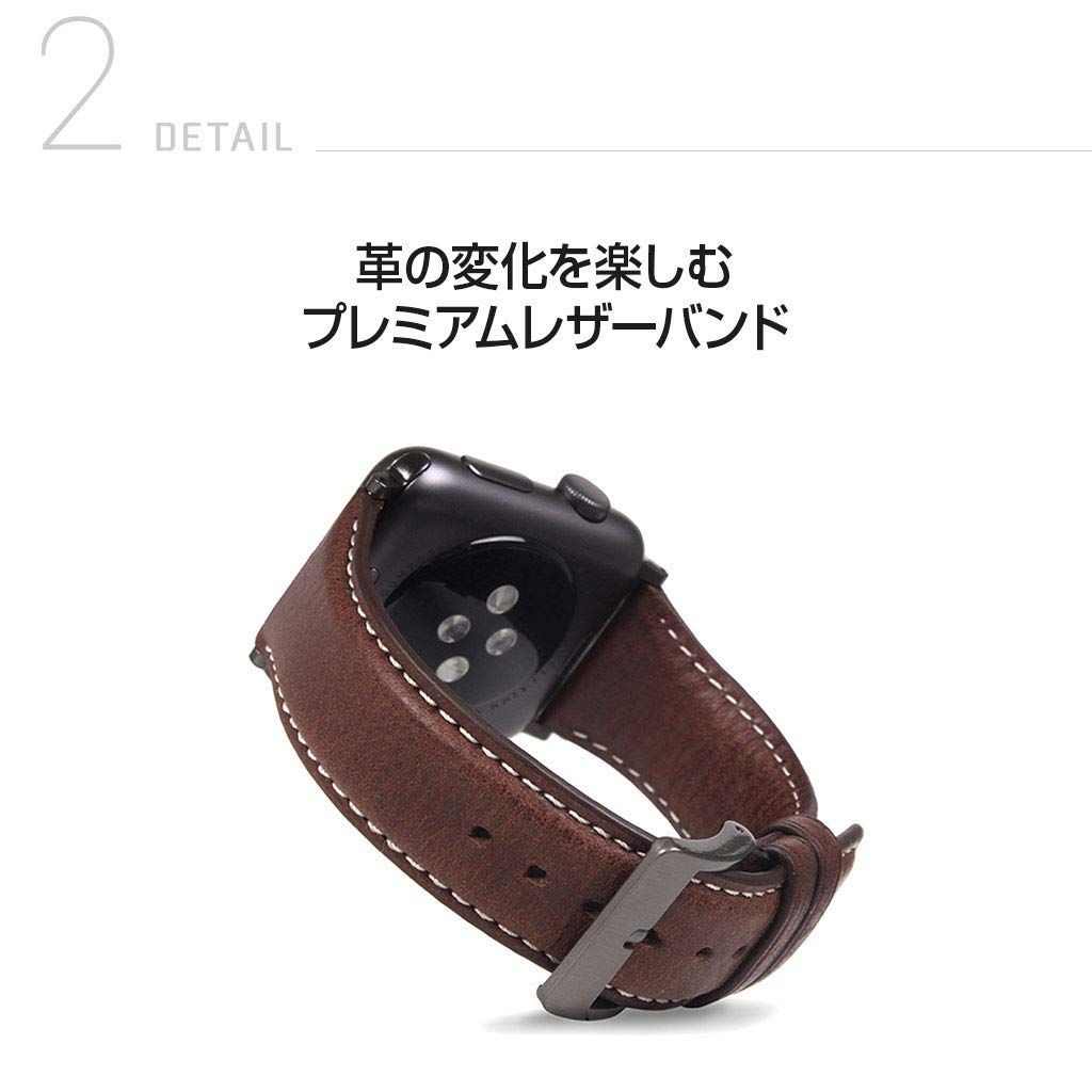 人気商品】SD18388AW タン Leather Box Minerva Italian 42mm/44mm用