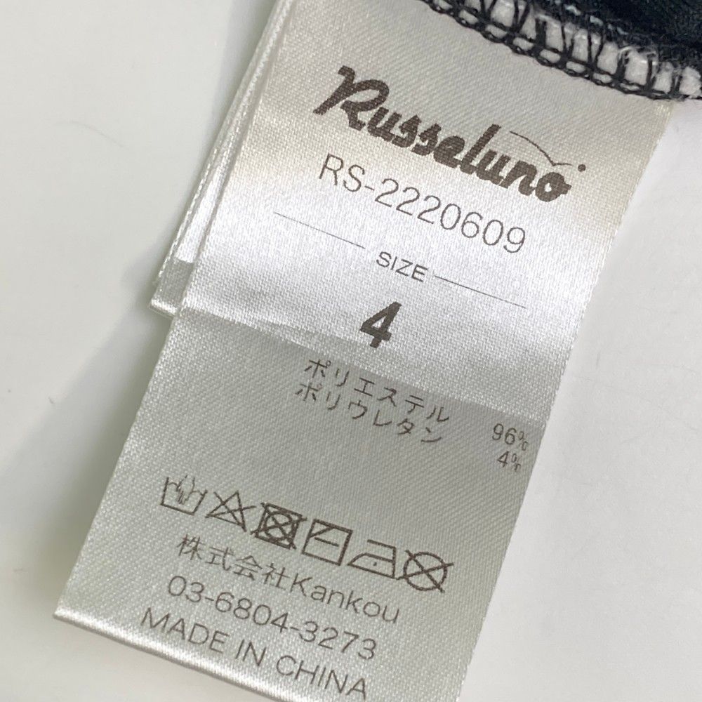 サイズ：4 RUSSELUNO ラッセルノ モックネック半袖Tシャツ ルチャ