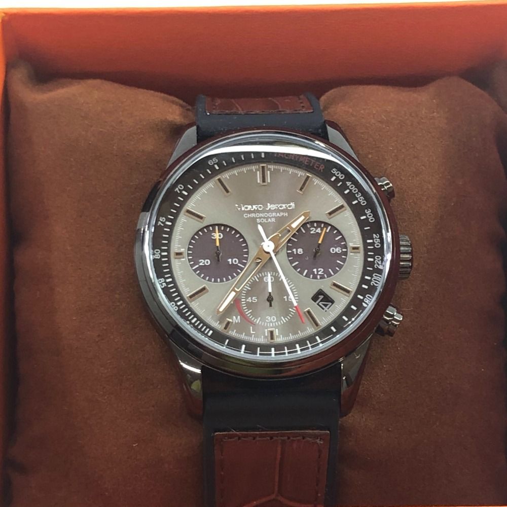 04w4696∞ Mauro Jerardi マウロジェラルディ 腕時計 MJ-063 １０気圧防水 クロノグラフ 八王子店