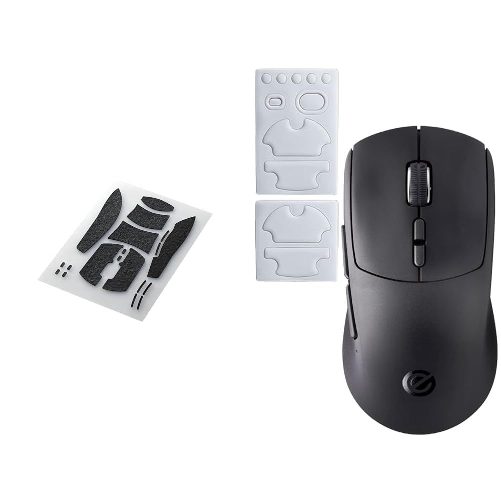 マウスグリップセット エレコム V custom マウスグリップ グリップテープ ゲーミングマウス M-VM510|VM610用 ブラック GWVG600EV510BK エレコム ワイヤレス ゲーミングマウス V custom 充電式 無線2.4