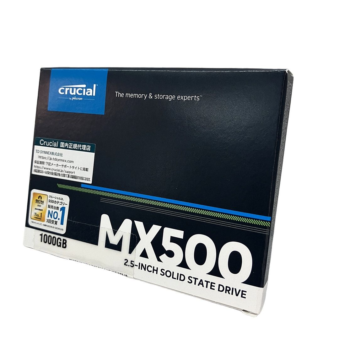 Crucial MX500 1000GB SSD PCパーツ クルーシャル 開封済 ♥ C10453784