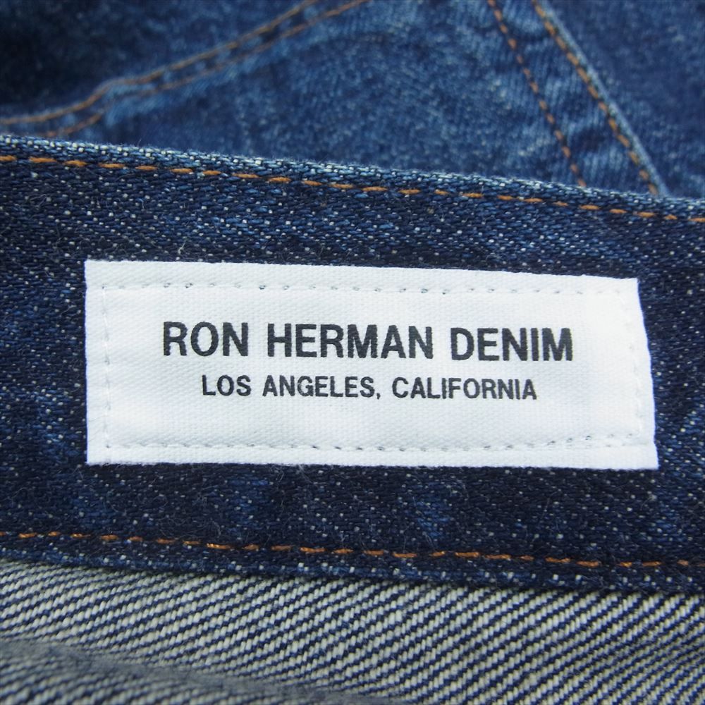 Ron Herman ロンハーマン 3820600003 Used Wide Denim Pants ユーズド ワイド デニム パンツ ボタンフライ インディゴブルー系 36【中古】 Ron Herman ロンハーマン 3820600003 Used Wide Denim Pants ユーズド