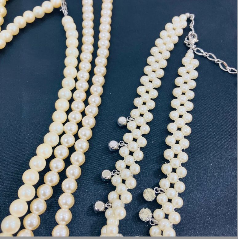 A【まとめ売り】アクセサリー ネックレス パール 真珠