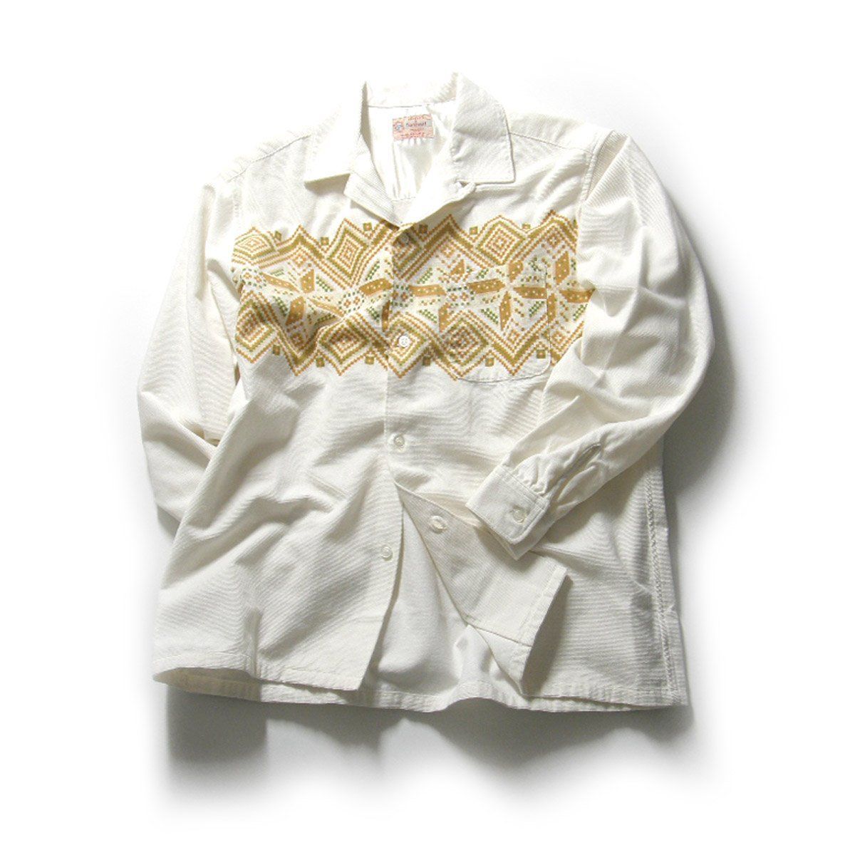 タウンクラフト　ジャーナルスタンダードレリュームのシャツ　M 美品 TOWNCRAFT / タウンクラフト 別注 プリント コールシャツ