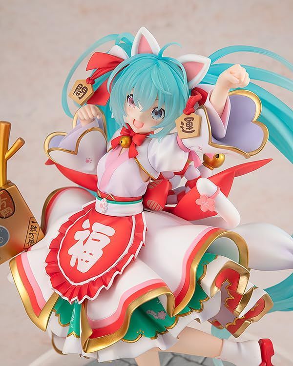 キャラクター・ボーカル・シリーズ01 初音ミク 初音ミク 招きミクver. 1/7スケール プラスチック製 塗装済み完成品フィギュア