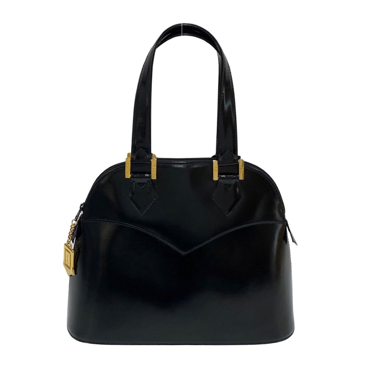 極 美品 YVES SAINT LAURENT イヴ・サンローラン YSL カサンドラ 金具 