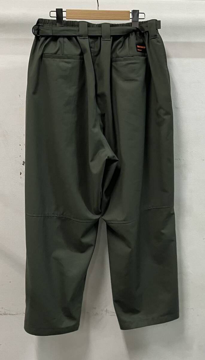 お手入れ簡単な TIGHTBOOTH タイトブース BAGGY SLACKS バギー スラックス その他ロングパンツ サイズL カーキ 中国製 絶対お買い得！
