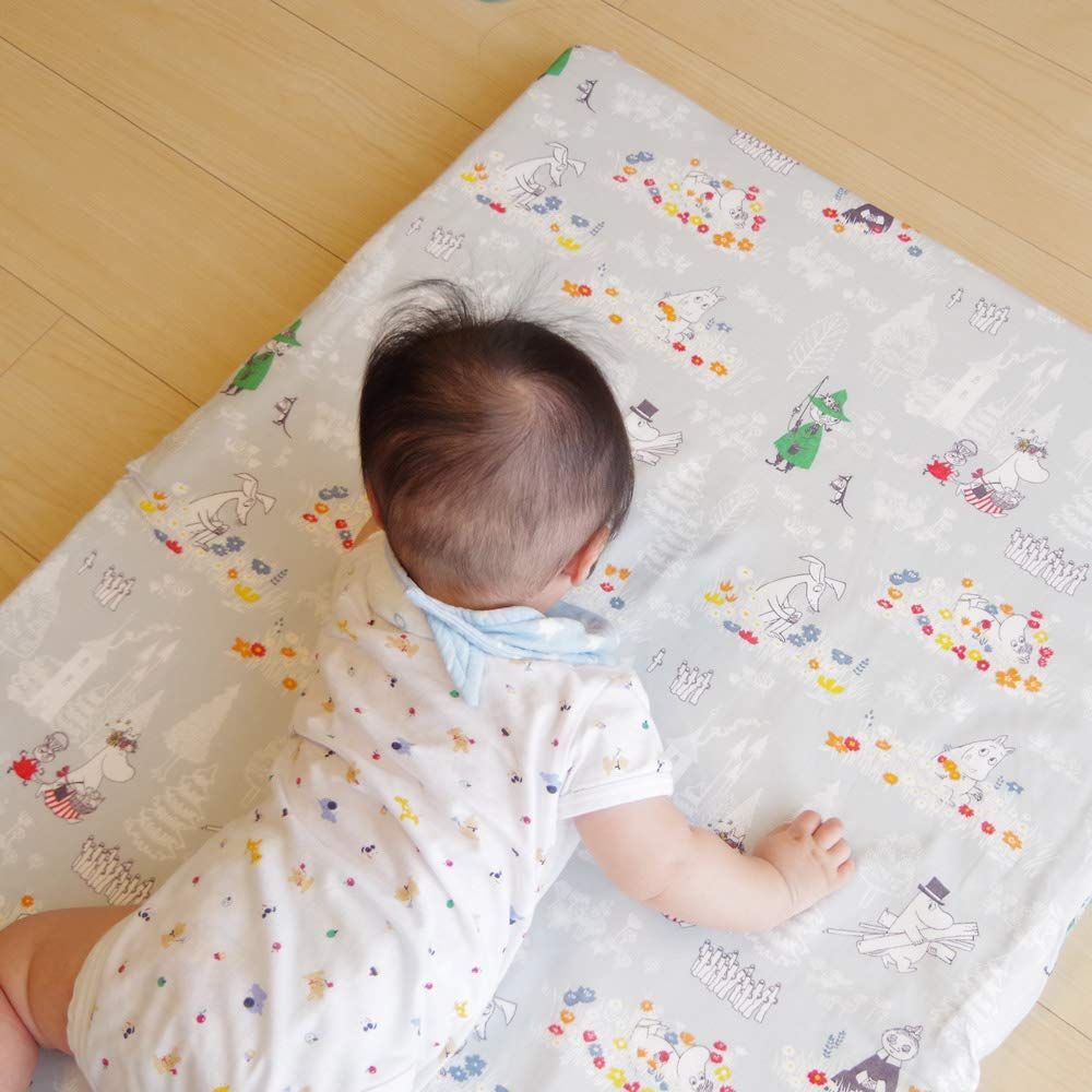 新着商品 baby.e-sleep ベビーイースリープ ムーミン ベビーふとんミニ7点セット 日本製 ミスティグレー STEELWINDOWSANDDOORS_COM