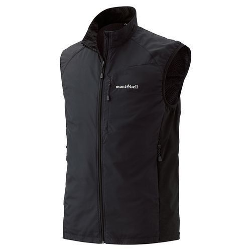 モンベル ライトシェルベスト Men s BK|S