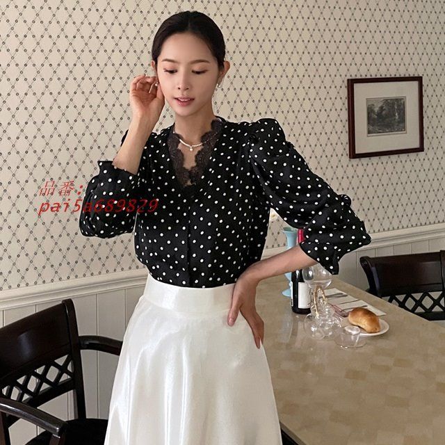 秋 シフォンブラウス