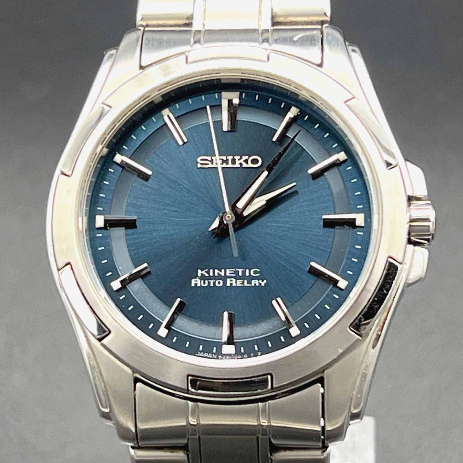 SEIKO セイコー 腕時計 自動巻き 5J21-0A10 メンズ KINETIC AUTO RELAY - メルカリ