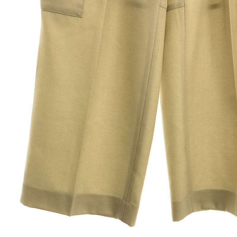 ebure / エブール | ウールサキソニー イージーカーゴパンツ | 38