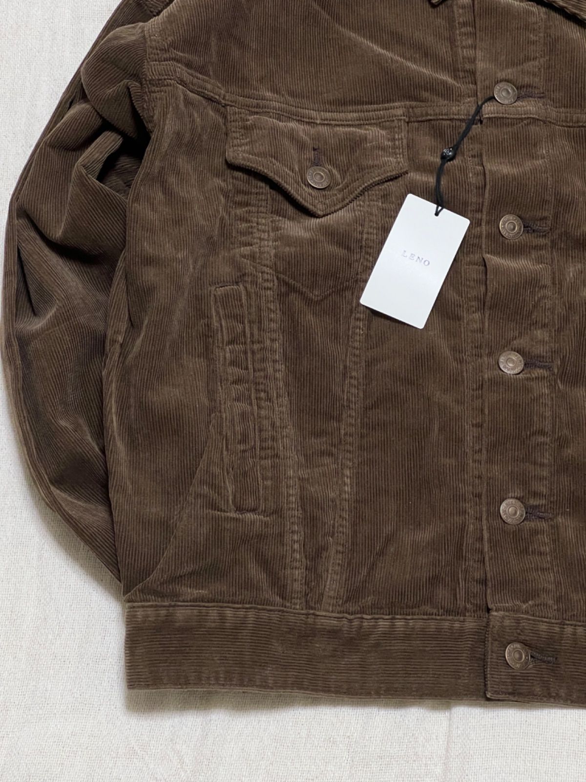 LENO（リノ）】 CORDUROY BIG TRUCKER JACKET / レディースsize01