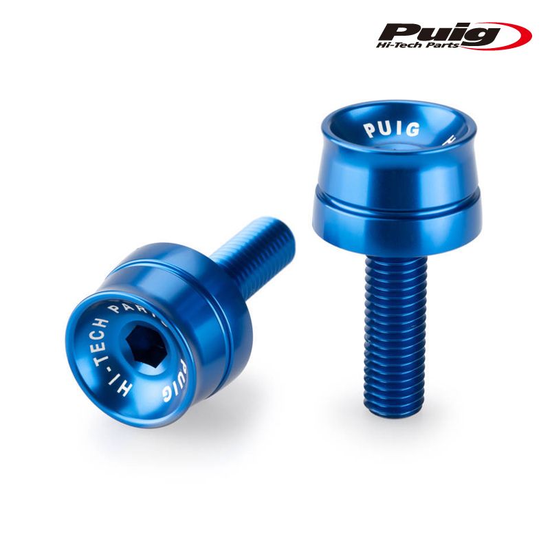 Puig 21018A SPEED BAR ENDS [BLUE] BMW C400GT (18-24) プーチ バーエンド スピード