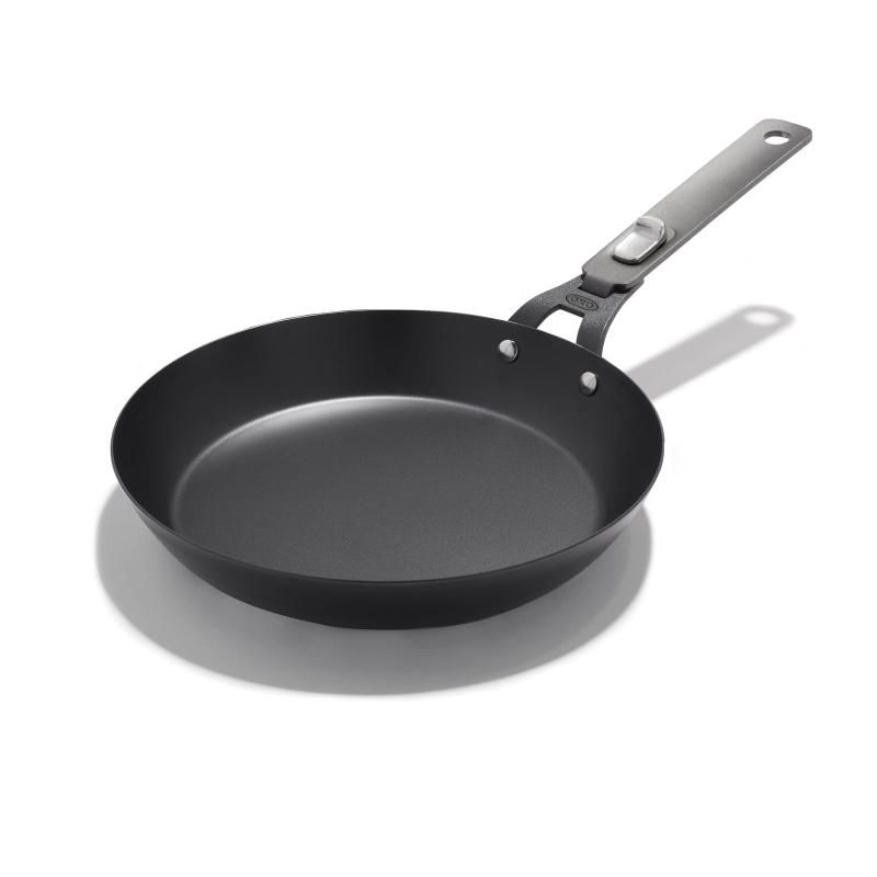 オクソアウトドア OXOOUTDOOR OXO アウトドア カーボンスチール 8インチ フライパン スキレット IH式 オーブン対応 ブラック