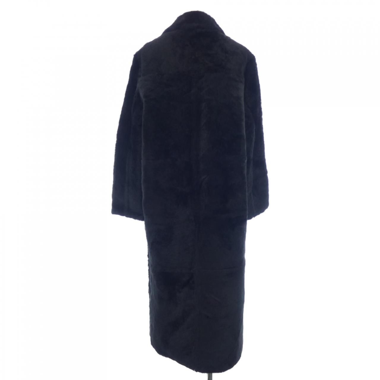 イヴサロモン YVES SALOMON ムートンコート - メルカリ