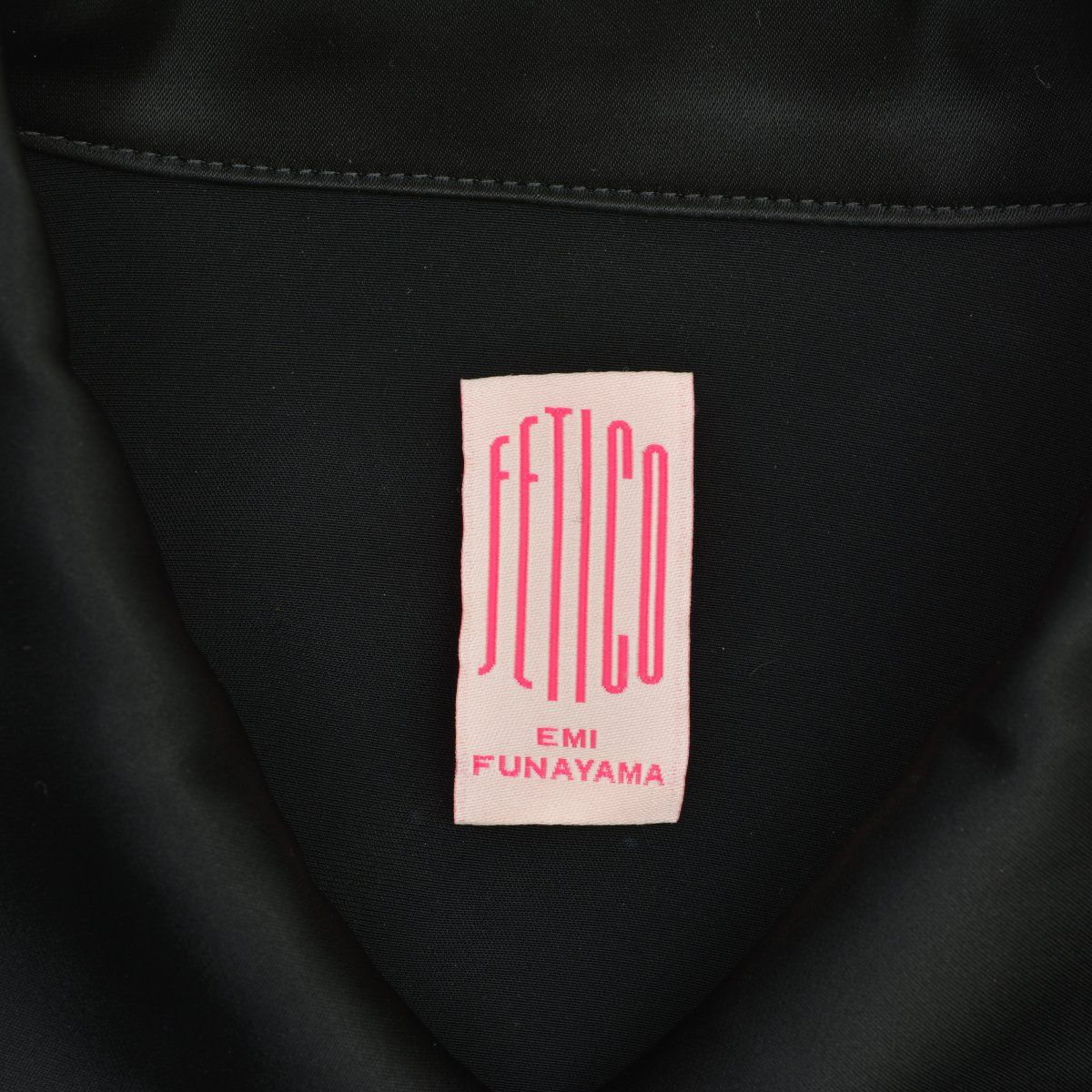 FETICO×THETOKYO】FTC242-0822 別注 CUTOUT SATIN DRESS マキシ長袖  