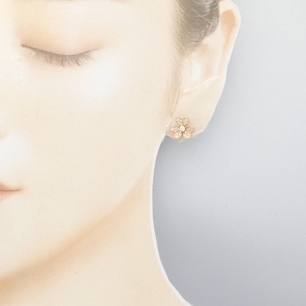 ヴァンクリーフ＆アーペル フリヴォル ミニ ピアス ミニモデル 18K