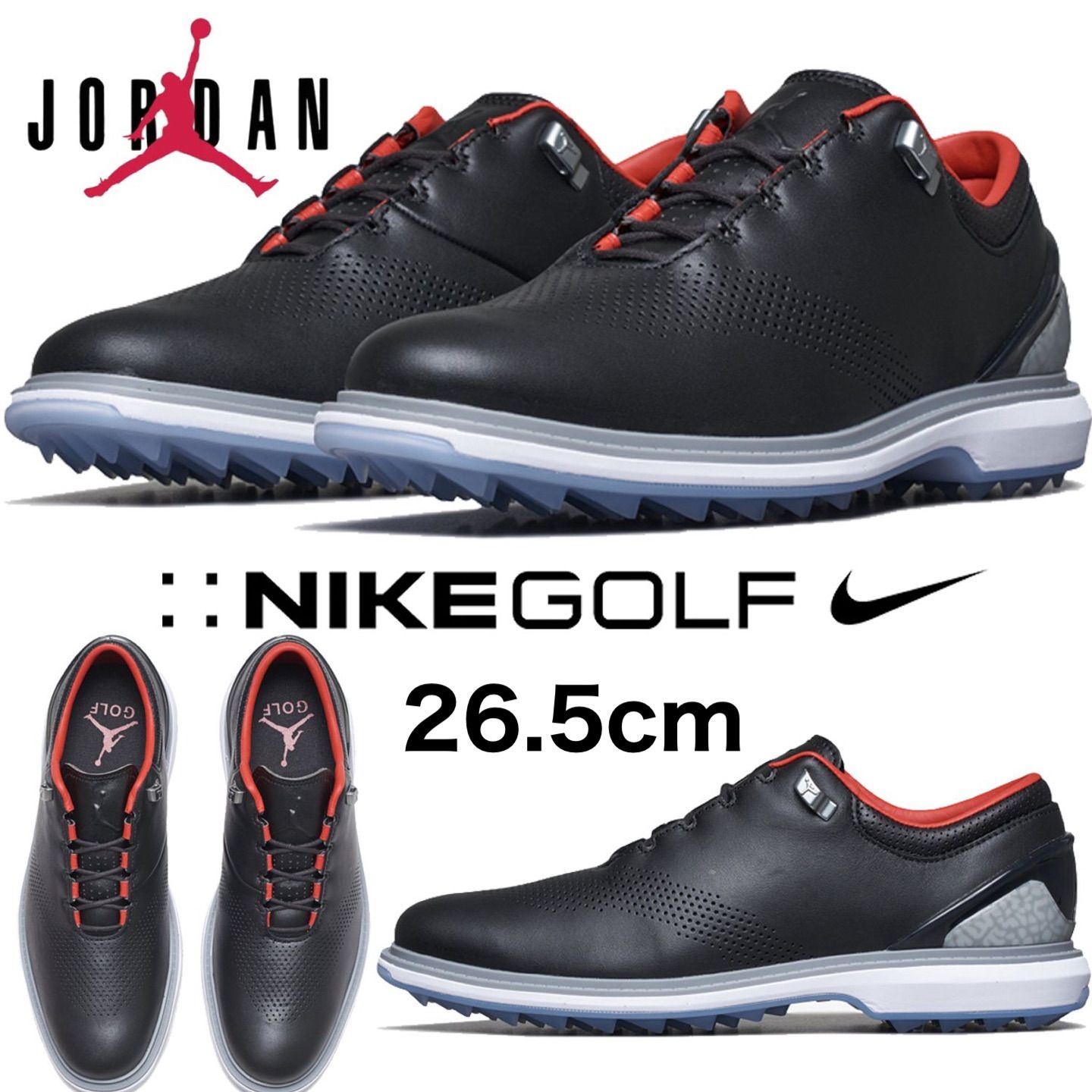 NIKE ナイキ エアジョーダン ADG4 ゴルフシューズ 26.5cm - メルカリ