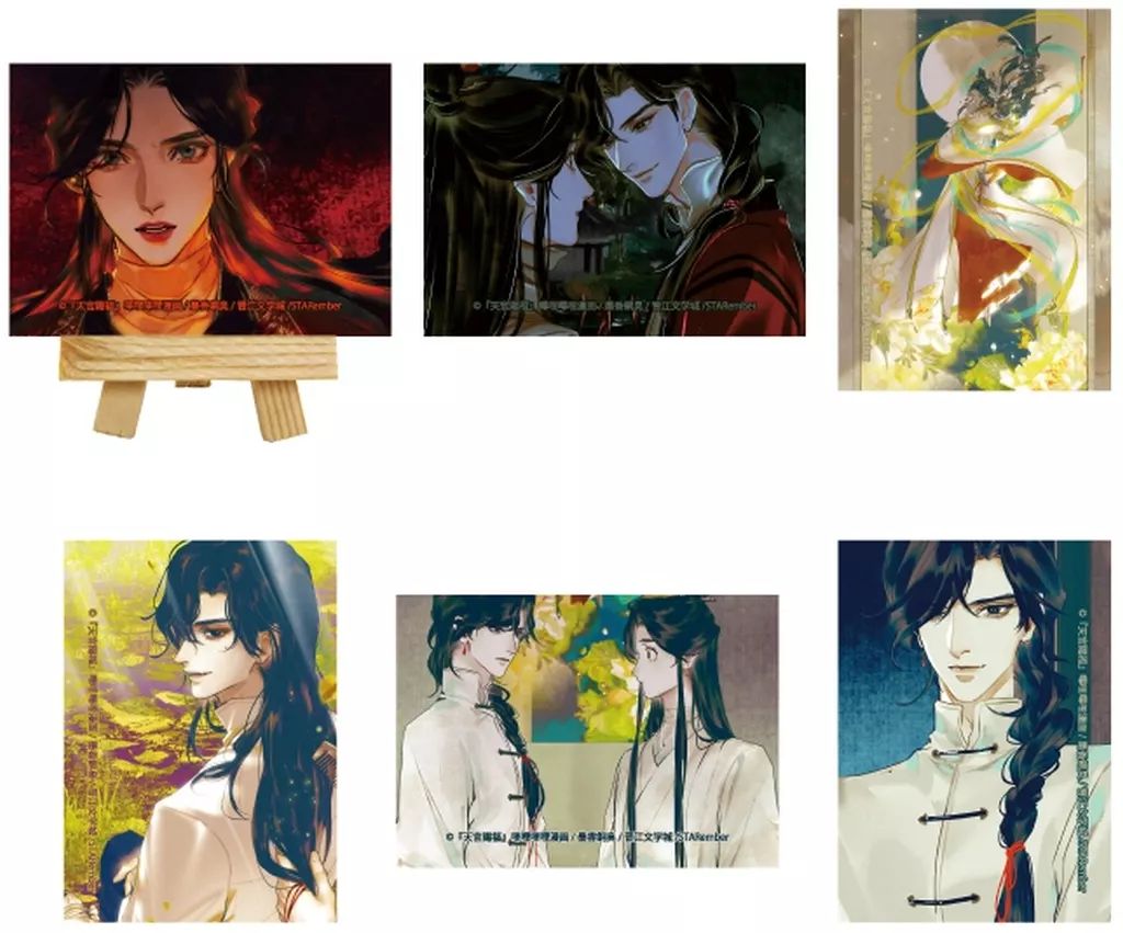 【新品】キャンバスボード・キャンバスアート 【BOX】天官賜福 キャンバスボードミニ 01.公式イラスト