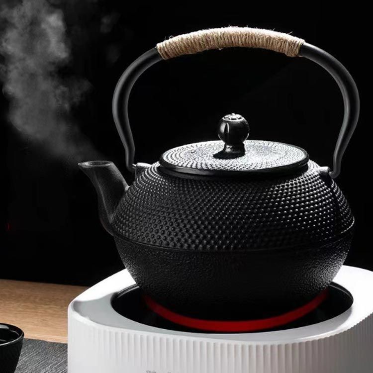急須 鉄瓶 茶道具 鉄製急須 900ml 鉄瓶 直火対応 茶器 M250402-273 - メルカリ