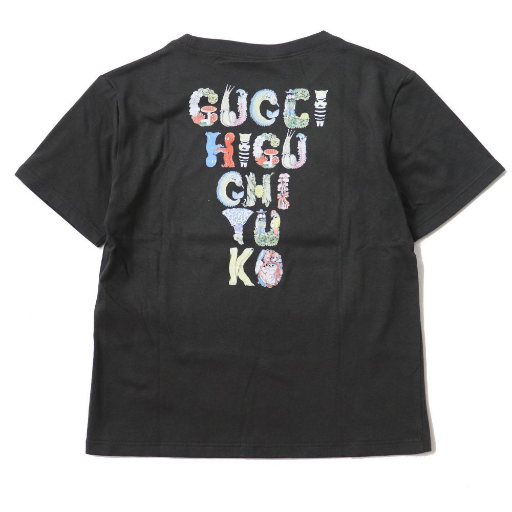 未使用品◇日本限定 GUCCI（グッチ）×ヒグチユウコ 20SS 580991 正規品 キッズ キャットプリント 半袖 Tシャツ トップス  チャコール系 6 - メルカリ